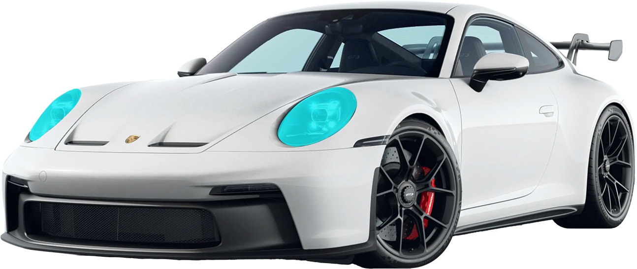 Headlights coverage area